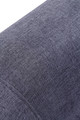 Gray Rubber Cloth Recliner Chair with Sculpted Back and Padded Arms and Headrest