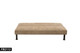 Pale Brown Linen Convertible Sleeper Sofa with Adjustable Construction
