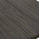 Dark Gray MDF and White Oak End Table with Drawer and Integrated Drawer Shelf