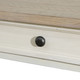 Light Brown MDF Top and White Oak Drawer Living Room Writing Desk with Lined Top