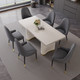 White Black Leatherette Dining Chair Set of 2 with Metal Legs