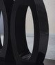 Black Tempered Glass Dining Table with MDF Construction