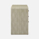 Harlow 30-Inch Nightstand - Sand Realistic Faux Shagreen