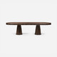 Holland 136-Inch Extension Dining Table - Burnt Umber Walnut