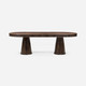 Holland 136-Inch Extension Dining Table - Burnt Umber Walnut