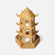 Bardot Decorative Pagoda - Light Honey Rattan - Medium