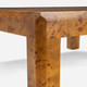 Carson 60-Inch Coffee Table - Dark Stained Poplar Burl