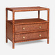 Morel 30-Inch Nightstand - Red Tortoise Rattan