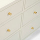 Jarin 72-Inch Dresser - White Faux Belgian Linen
