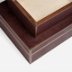Cooper 29-Piece Box Set - Oxblood Realistic Faux Shagreen and Walnut Veneer - Set Of