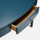 Ebba Desk - Navy Faux Raffia (64 x 30 x 31 Inches)