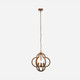 Astin 3-Light Chandelier - Tiger Eye Coco Beads (20 x 22 Inches)