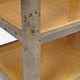 Amara 25-Inch Side Table - Graywashed Poplar Burl and Natural Cane (25 x 18 x 26 Inches)
