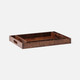 Elita 216-Piece Tray Set - Dark Honey Mappa Burl - Set Of