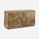 Vossen 3-Door Buffet - Light Antiqued Brass