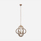 Astin 3-Light Chandelier - Tiger Eye Coco Beads (28 x 32 Inches)