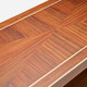 Wyeth 60-Inch Coffee Table - Natural Matte Teak and Ivory Faux Bone