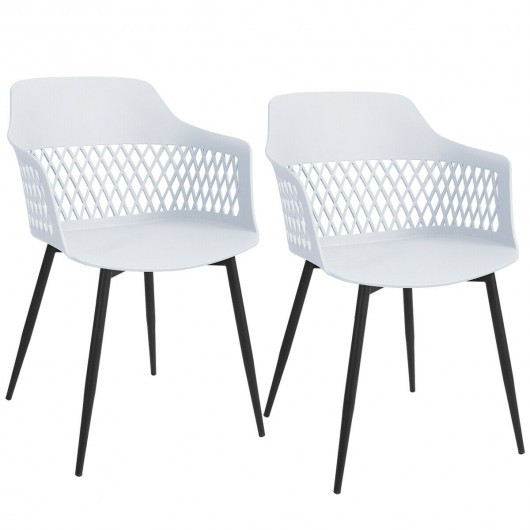 Kids Modern Dining Table Set with 2 Armless Chairs