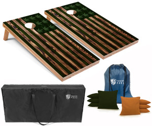 4'x2' Cannabis Flag Cornhole Boards 4'x2' Cannabis Flag Cornhole Boards