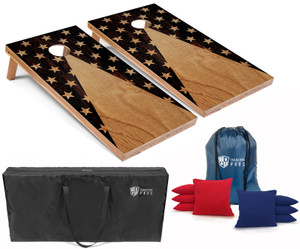 4'x2' Star Woodgrain Cornhole Boards 4'x2' Star Woodgrain Cornhole Boards