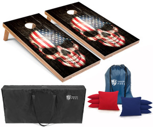 4'x2' Patriotic Skull Cornhole Boards 4'x2' Patriotic Skull Cornhole Boards