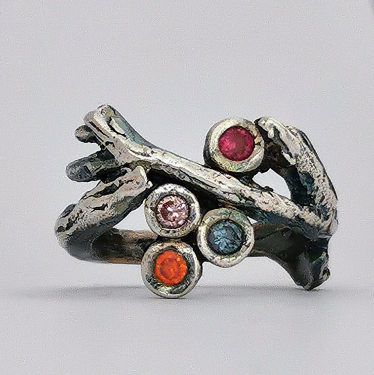 Jewelled Branch Ring