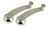 Billet Window Cranks Ball Milled W/ Grooved Knob (Pair); Polished Finish - All American Billet WC-BMG-P