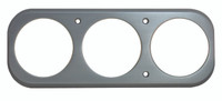 1937 GMC Billet Dash Insert Ball Milled W/ 3 Gauge Holes; Machined Finish W/ Clear Anodized - All American Billet MT68ANP