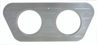 1953 Ford F100 Billet Dash Insert Ball Milled W/ 2 Gauge Holes; Machined Finish - All American Billet MT73RP