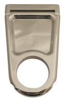 Billet 2" Column Drop For 1.75" Dia. Column W/ Closed Window; Machined Finish - All American Billet 4317523