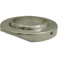 Billet Zero Clearance Floor Mount For 2.25" Column; Polished Finish - All American Billet 440225-P