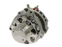 GM CS130 Style Alternator - 160 AMP, 1-wire; Polished Finish - All American Billet 7861MP