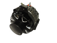 GM CS130 Style Alternator - 160 AMP, 1-wire; Black - All American Billet 7861MABLK