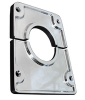 1966-1977 Bronco Billet Steering Column Bezel; Polished Finish - All American Billet SCB-FB6677-P