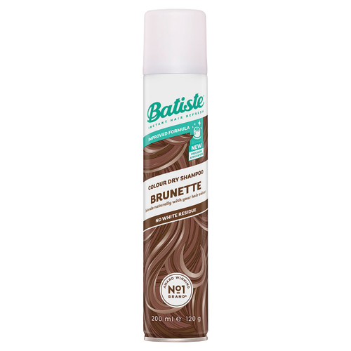 Batiste Brunette Coloured Dry Shampoo. Available in 3 sizes. For sale Australia Wide.