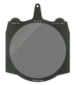 Lindsey Optics Brilliant Rota-Pol - also called RotaPola - Circular Polarizer 4x5.65"/138mm fits in 4x5.65" professional cine matte boxes Lindsey Optics Brilliant Rota-Pol - also called RotaPola - Circular Polarizer 4x5.65"/138mm fits in 4x5.65" professional cine matte boxes