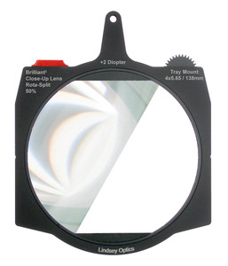 4x5.65" +2 Diopter Rota-Split Close-Up Lens 50% 4x5.65" +2 Diopter Rota-Split Close-Up Lens 50%