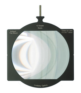 Lindsey Optics Tray Mount Studio Close-Up Lens +2 Diopter Lindsey Optics Tray Mount Studio Close-Up Lens +2 Diopter