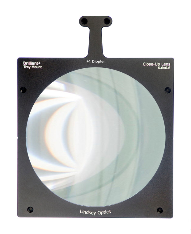 Lindsey Optics 6.6x6.6" +1 Diopter Tray Mount Close-Up Lens