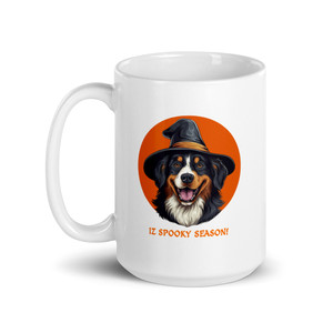 Berner Dog Halloween Iz Spooky Season 15 oz Coffee Mug Berner Dog Halloween Iz Spooky Season 15 oz Coffee Mug