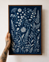 Original Cyanotype - Forest Floor