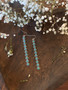 Turquoise Bar Earrings