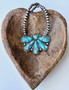 Hand-stone Blooming Petal Necklace 