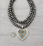 Forever Heart Turquoise Necklace 