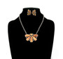 Sun Rise Petal Necklace Set