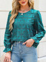 Blooming Blossom Blouse Turquoise 