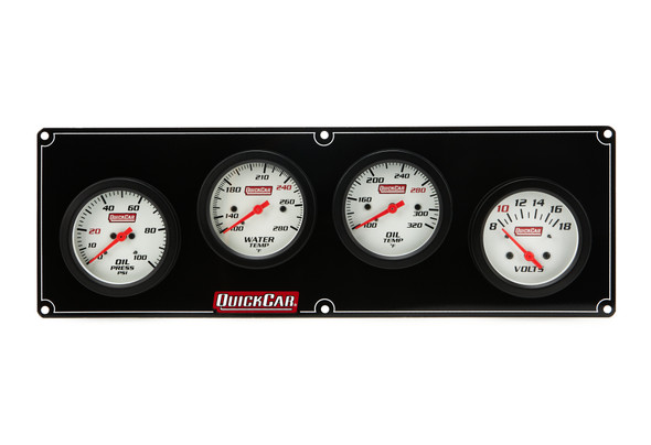 Quickcar Racing Products 4 Gauge Extreme Panel Op/Wt/Ot/Volt 61-7027