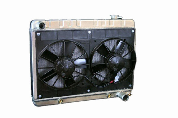 Dewitts Radiator Radiator W/Fans C-10 Trk 63-66 Auto Trans Raw 32-4139017A