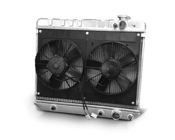 Dewitts Radiator Radiator W/Fans Nova 62-67 Ls Auto Trans Raw 32-6139010A