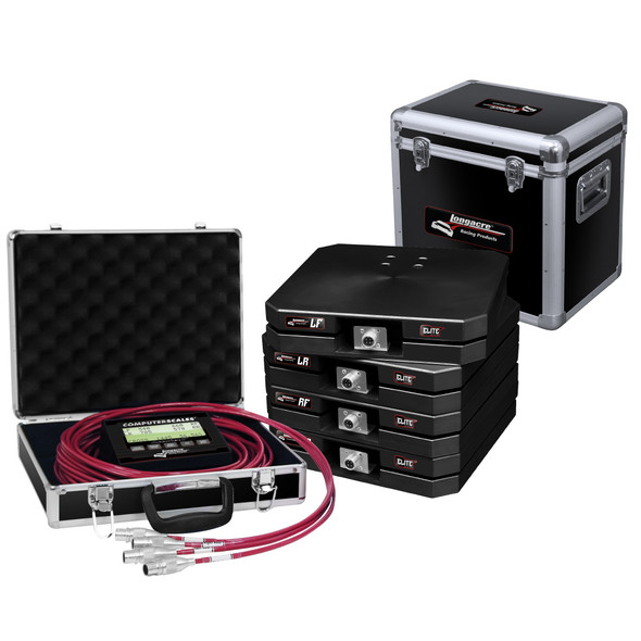 Longacre Scale Set Elite Wired 12In Pads 1100Lbs 52-82582